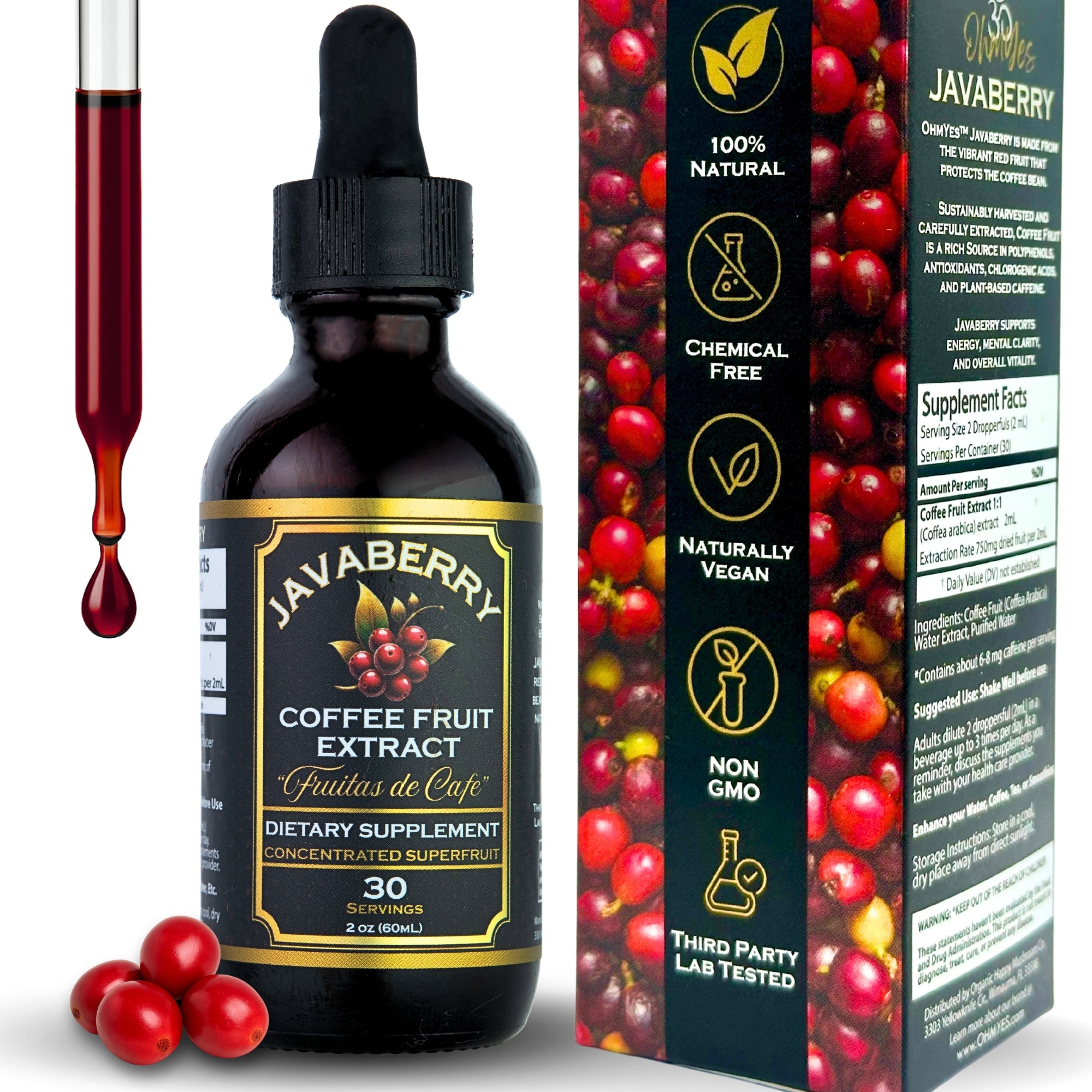 Javaberry - Coffee Fruit Extract - 30 servings (60mL)