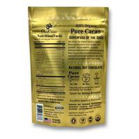 Organic Pure Cacao Powder – Raw, Cold-Pressed, Unsweetened | 33 Servings (7oz) | OhmYes